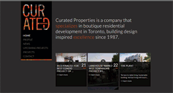 Desktop Screenshot of curatedproperties.com